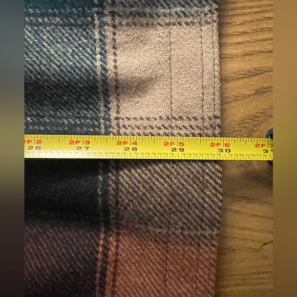 Vintage Pendleton virgin wool plaid Mackinaw cruiser men size Small - Picture 7 of 10